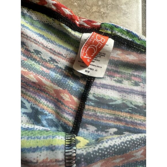 Becca M Graphic Wide Leg Slit Cover Up Pants Swimwear - Picture 3 of 4